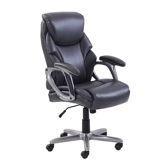 Serta Executive Chair Gray W Memory Foam GITZ Office Supplies