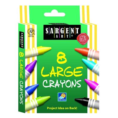 Sargent Large Crayons (8Ct)