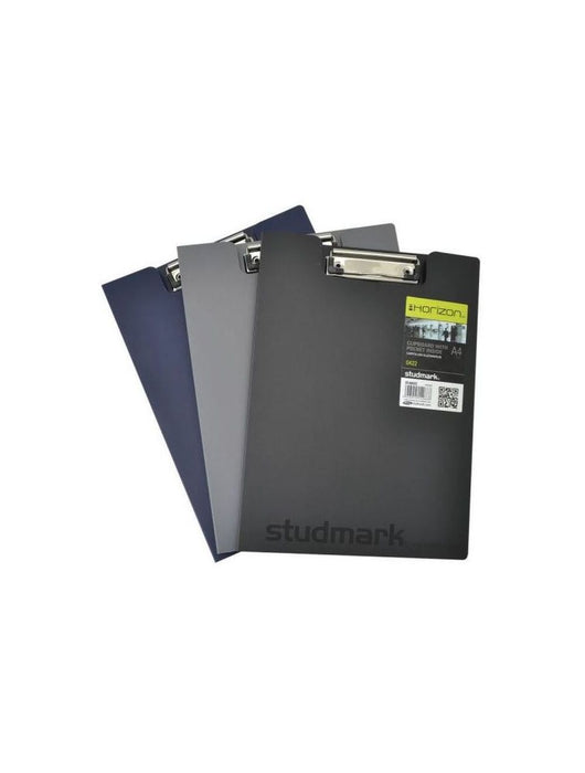 Poly Folder A4 - W/Low Profile Clip /Clipboard Studmark Horizon