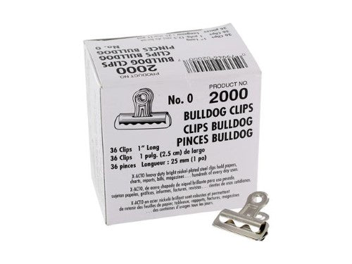 Bulldog Clip #0, 1" Hunt 2000 Single