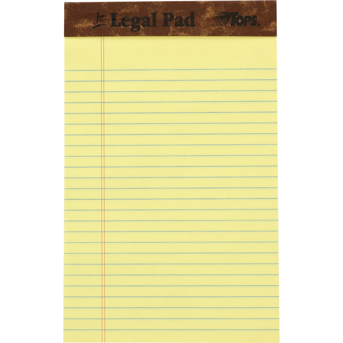 Legal Pad Jr 5X8 Yellow Single