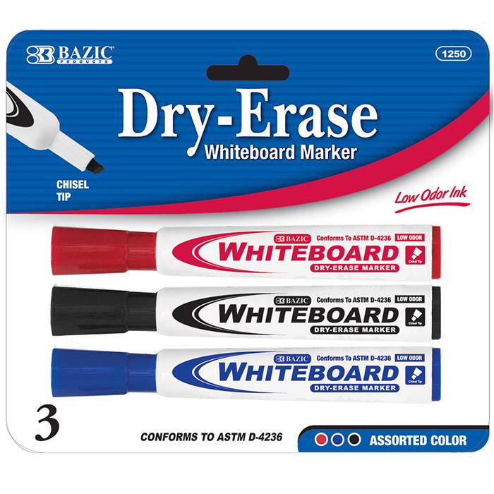 Bazic Dry Eraser Marker 4Ct #1201
