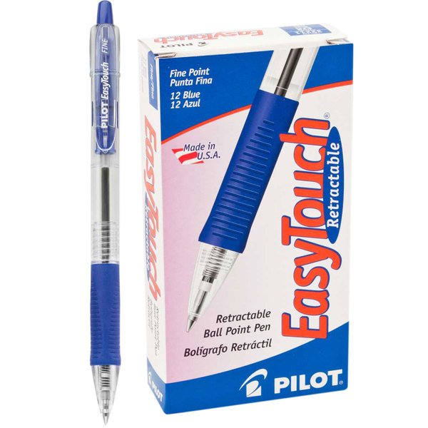 Pens Pilot Easy Touch Ret Blue Fine