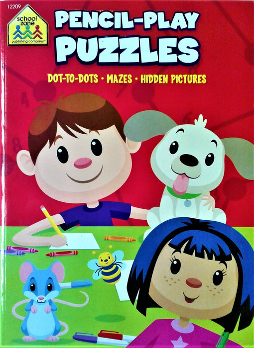 Activity Books School Zone Pencil-Play Puzzles, Dot-To-Dot