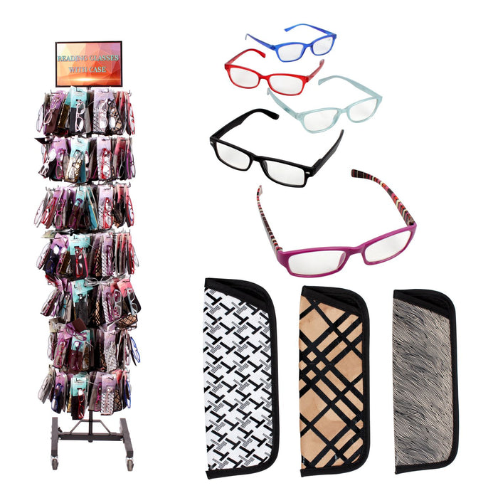 Reading Glasses With Case Asstd Grade
