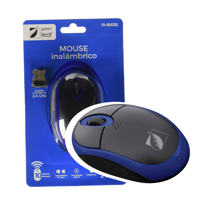 MOUSE INALAMBRICO WIRELESS USB MOUSE 2,4GHz