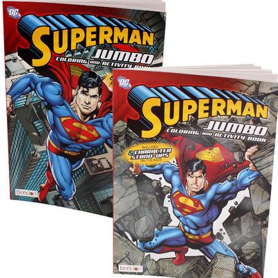 Coloring Book Superman Jumbo