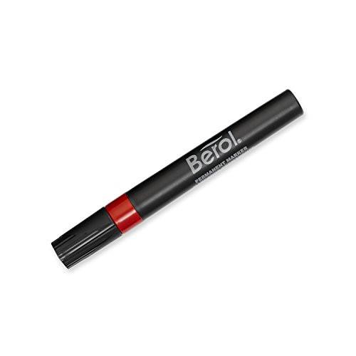 Berol Perm Marker-Chisel Red