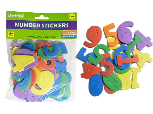 Familymaid Number Stickers (80Pc)