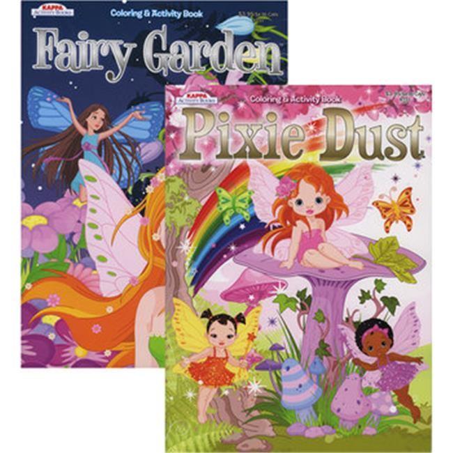 Kappa Fairy Garden And Pixie Dust Coloring & Activity Book #73300