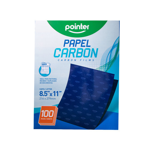 CARBON PAPER 8.5X11 BLUE POINTER 100 SHEETS