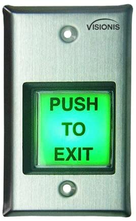 Visionis Vis-7012 Indoor Stainless Steel No Touch Request To Exit Button
