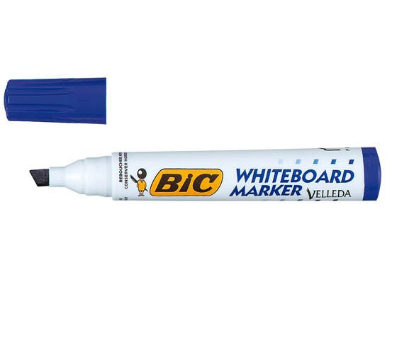 BIC WHITE BOARD MARKER /DRY ERASE BLUE CHISEL