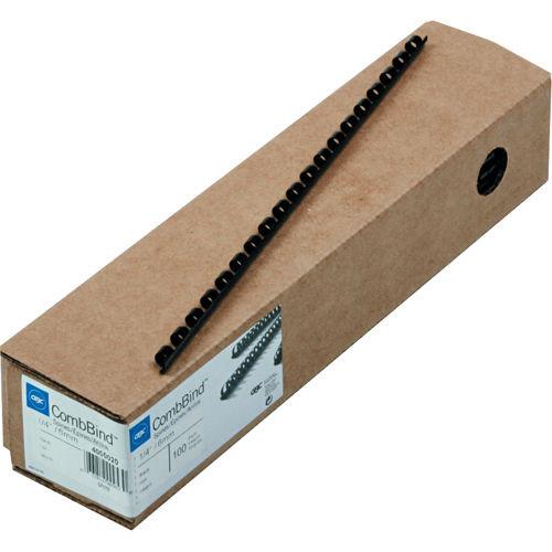 black comb binding spines Binding Combs, 1/4" , 20 Sheets, 100/Pack — GITZ Office Supplies