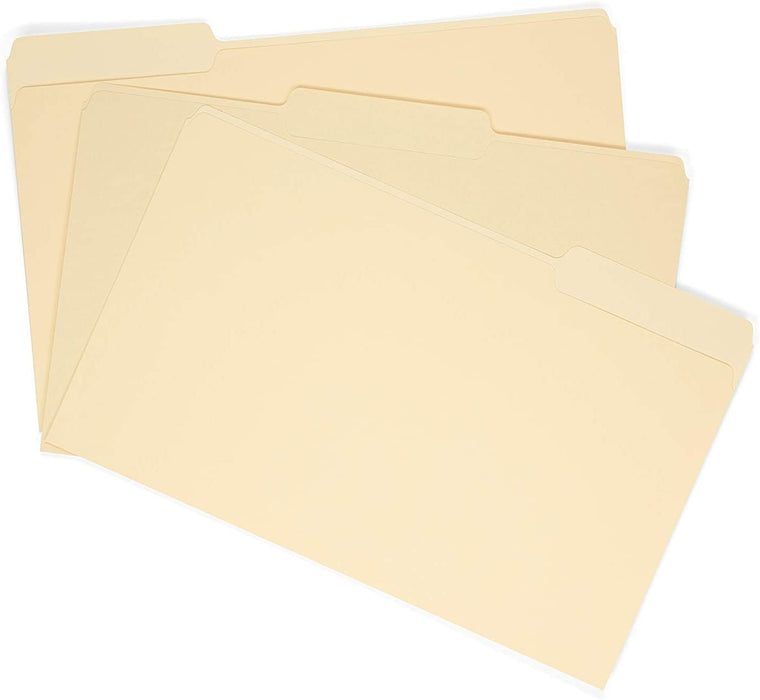 Manilla Folder Legal (100Ct) Redstar 1/3 cut Tabs