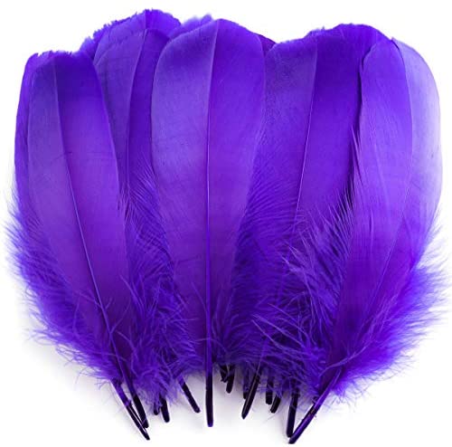 Goose Feathers 9G, 7" Purple