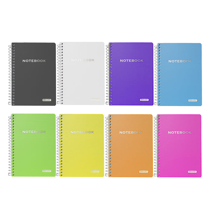 NOTEBOOK POLY COVER PERSONAL ASSIGNMENT SPIRAL  5x7, 100sht #5476