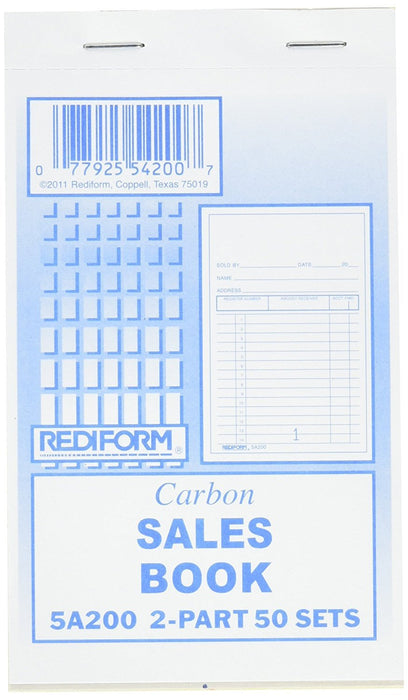 Carbon Sales Book (10Ct) #5A200