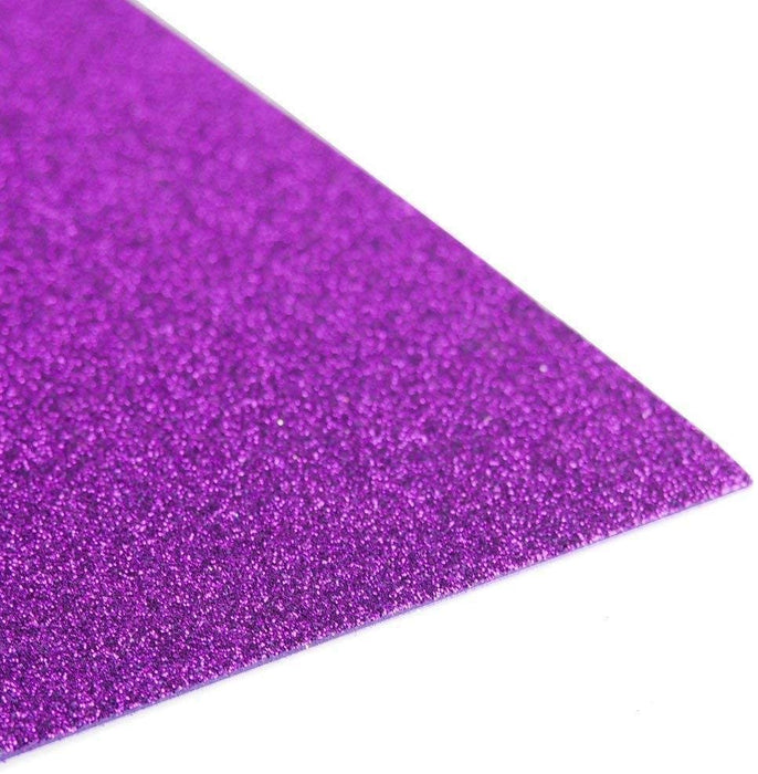Foamy Glitters Purple Letter