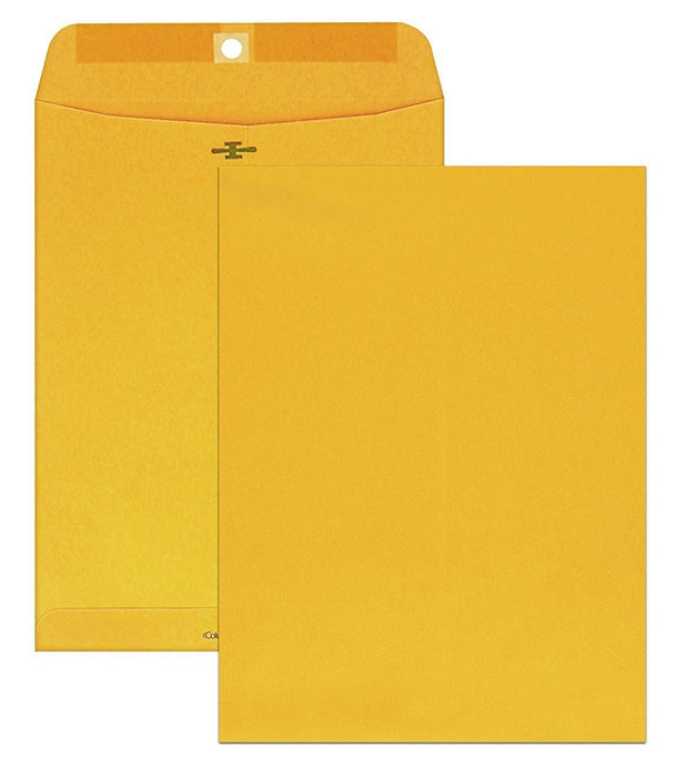 Clasp Envelope. 9X12 Redstar Single