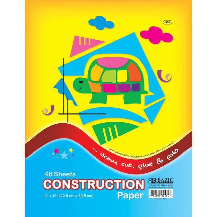 Construction Paper 9X12 48Sht 554