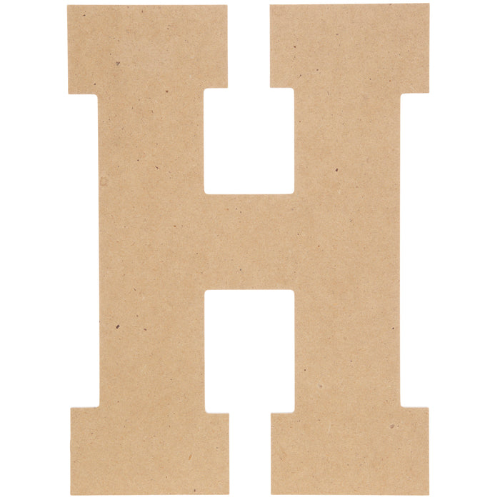 Wood Letter H