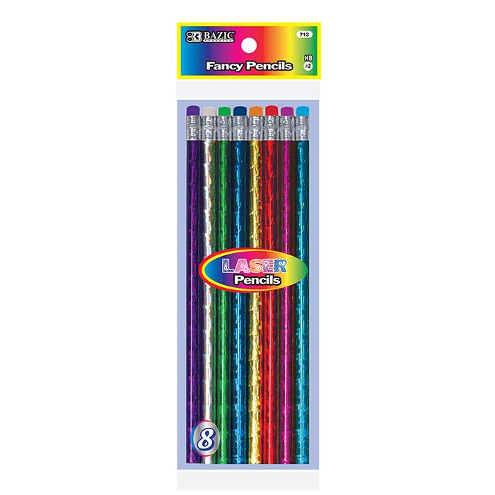 Fancy Pencils 8 Pk (Hb #2)