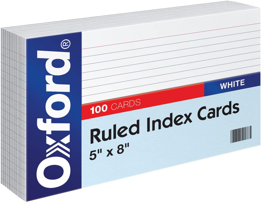 Index Card 5X8 Ruled