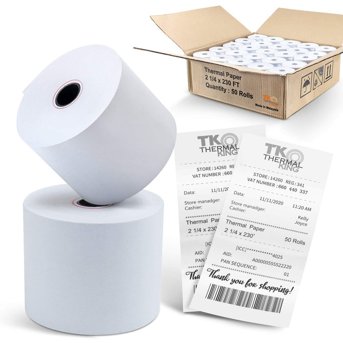 Thermal Paper Rl 2-1/4X230' 50Pc R1T-24230-Red Star