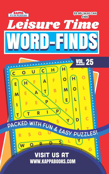 Puzzle Word-Finds Leisure Time