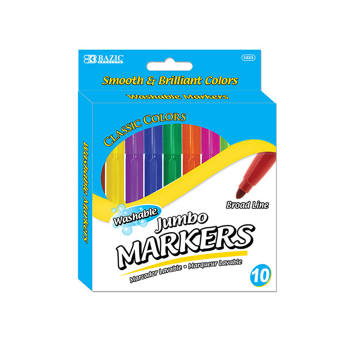MARKERS CLASSIC 10CT BULLET BAZIC #1223