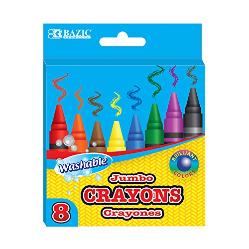 Crayons Washable Premium Quality 8Ct