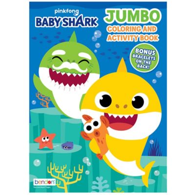 Baby Shark Jumbo Coloring & Activity Book- Splish Splash