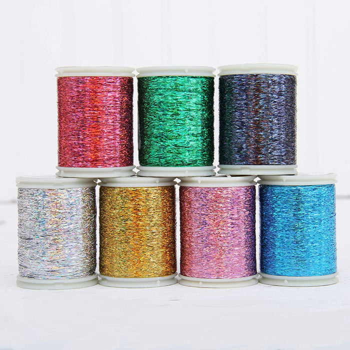 Glitter Thread 8Pc 40M