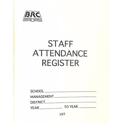 Brc Staff Attendance