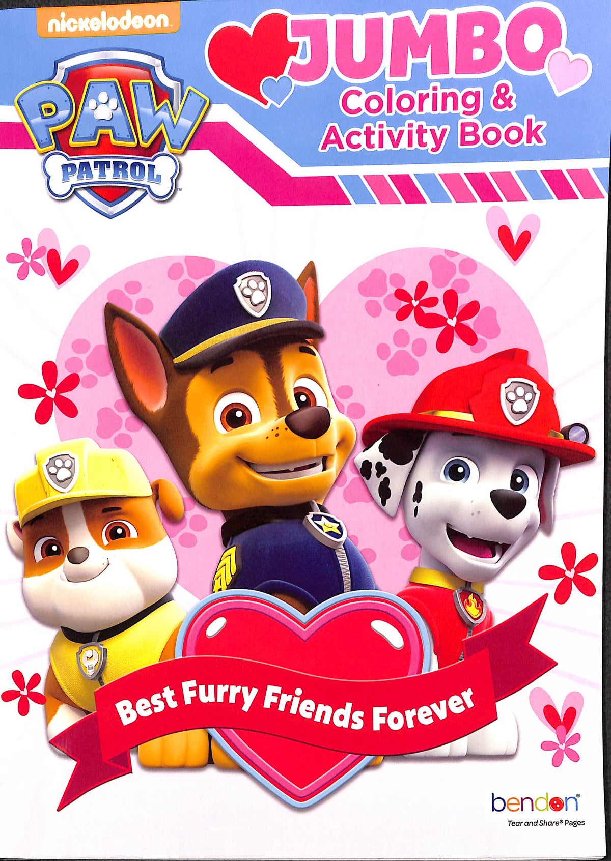 Paw Patrol Jumbo Coloring Book, 64 Pages