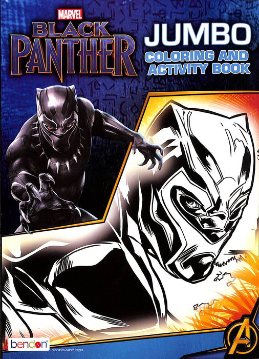 COLORING & ACTIVITY BLACK PANTHER