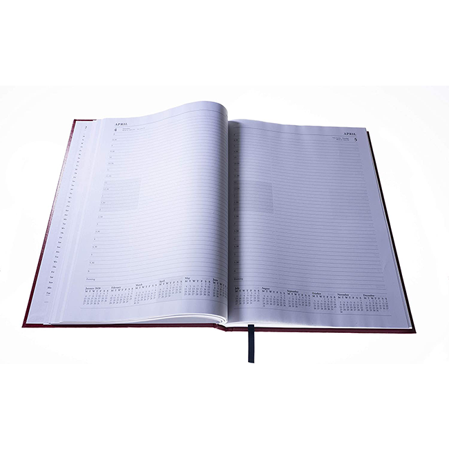 DIARIES / COLLINS ESSENTIAL PLANNER 2021 A4 BLACK ONE DAY PER PAGE
