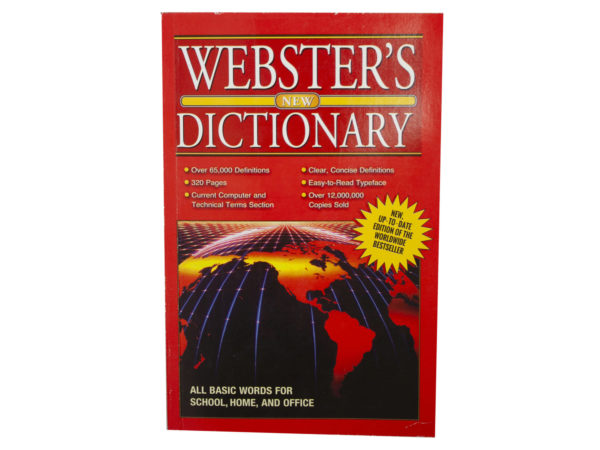 Dictionary- Webster- Easy To Read 65K Entries