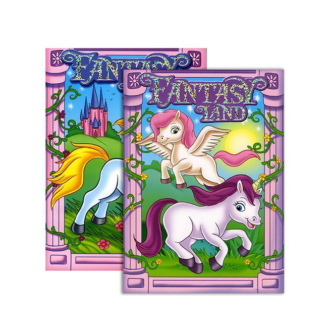 Fantasy Land Foil & Embossed Coloring & Activity Book