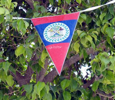Belizean Flag Triangle Banner 10M