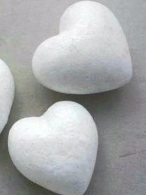 Styrofoam Craft Hearts (2Pk)