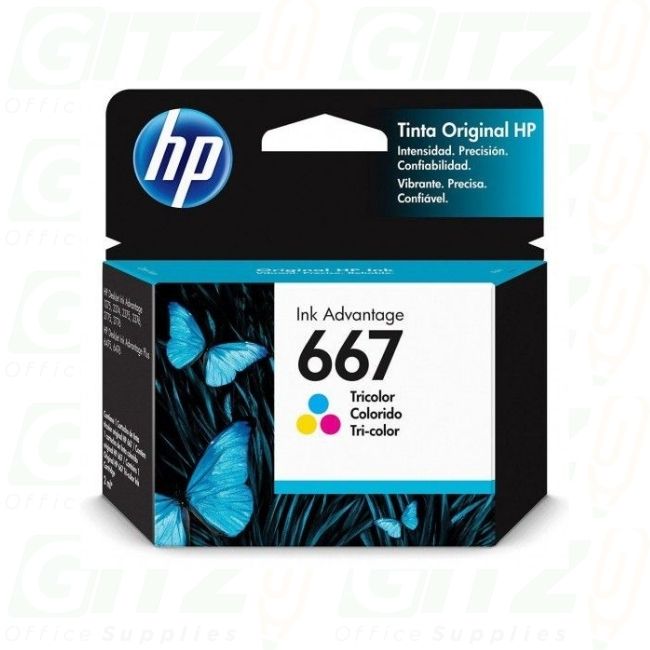 Hp 667 Tri Color Ink Cartridge