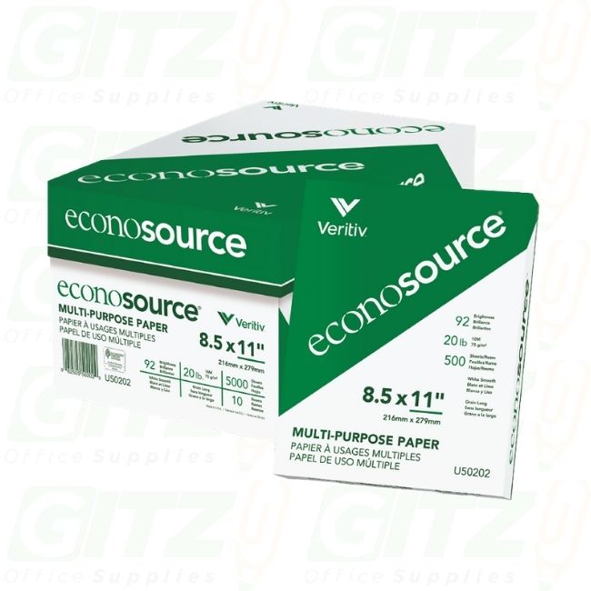 Copy Paper 8.5X5.5 /Case Econosource — GITZ Office Supplies