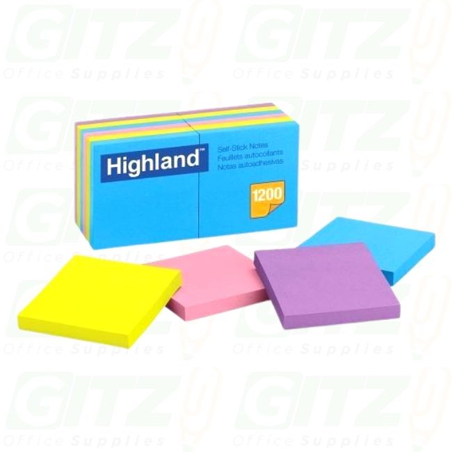 Highland Stick Notes 3X3 Astro (12Pad) 6549B