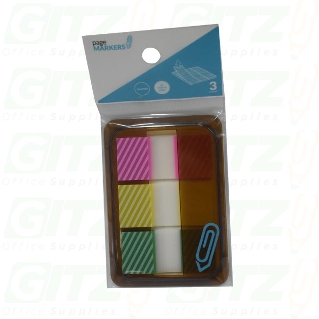 Sticky Page Markers 20Ct .75" X1.75" (3/Pk) 5142