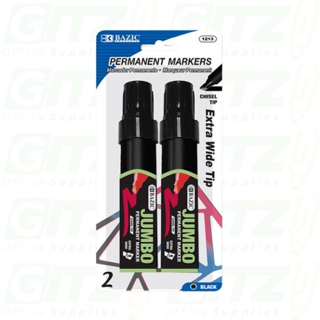 Chisel Tip Jumbo Markers 2Ct