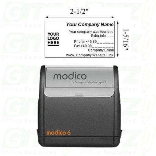Modico M Series Self Inking Custom Business Stamps — GITZ Office Supplies