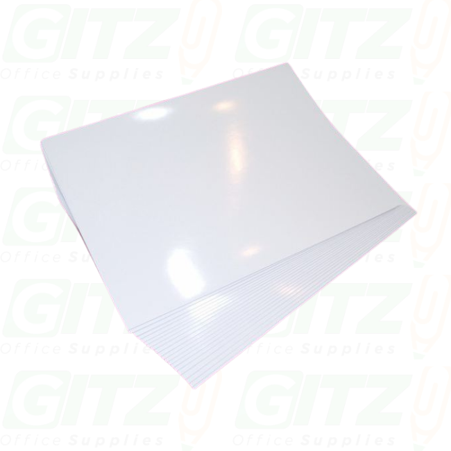 Glossy Paper 2 Side (C2S) White 369M 8.5X11, 48Sht/Pk
