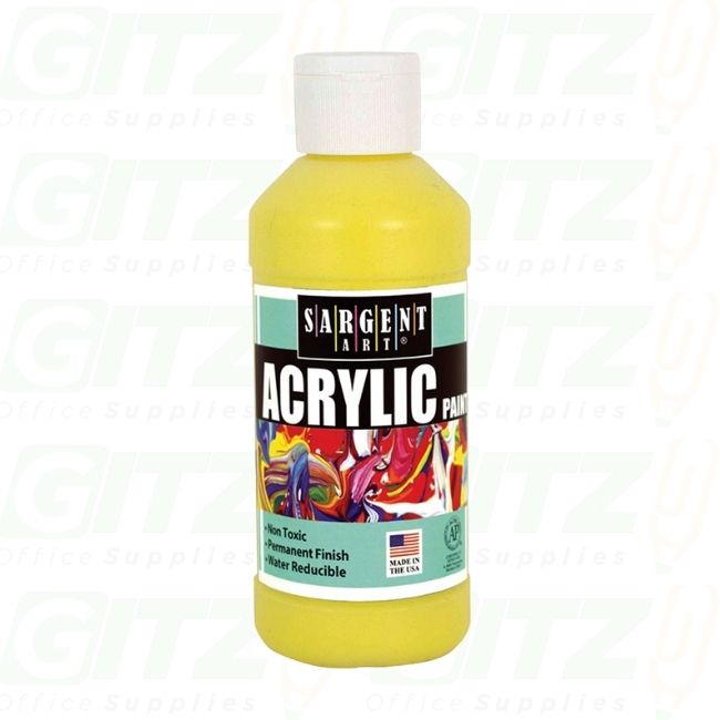 ACRYLIC 8oz SPECTRAL YELLOW -SARGENT